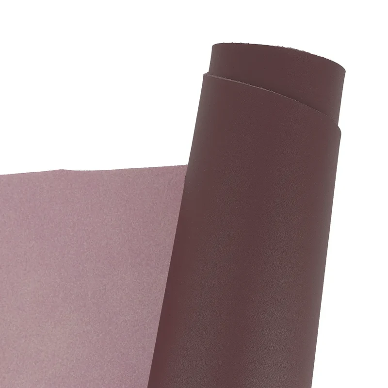 Peau de cuir de vachette tannage végétal - BORDEAUX V78