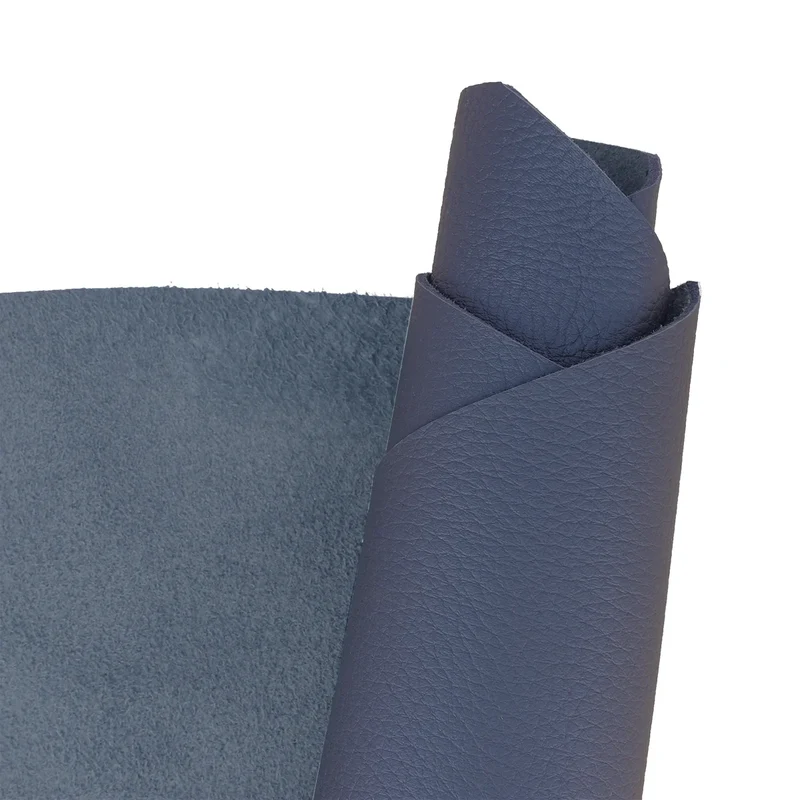 Peau de cuir de cerf nacré - BLEU W21